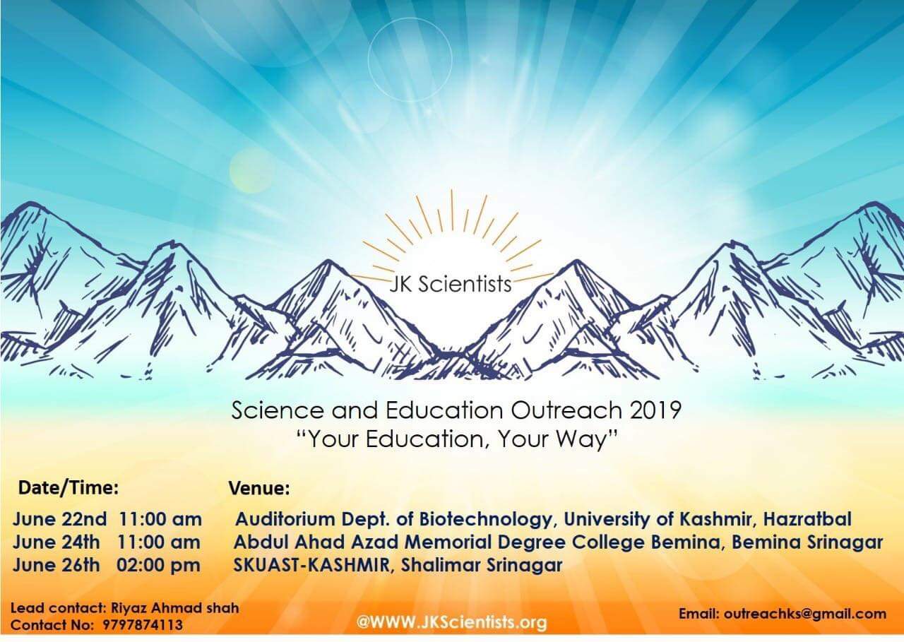 JK scientist education and Outreach Programme